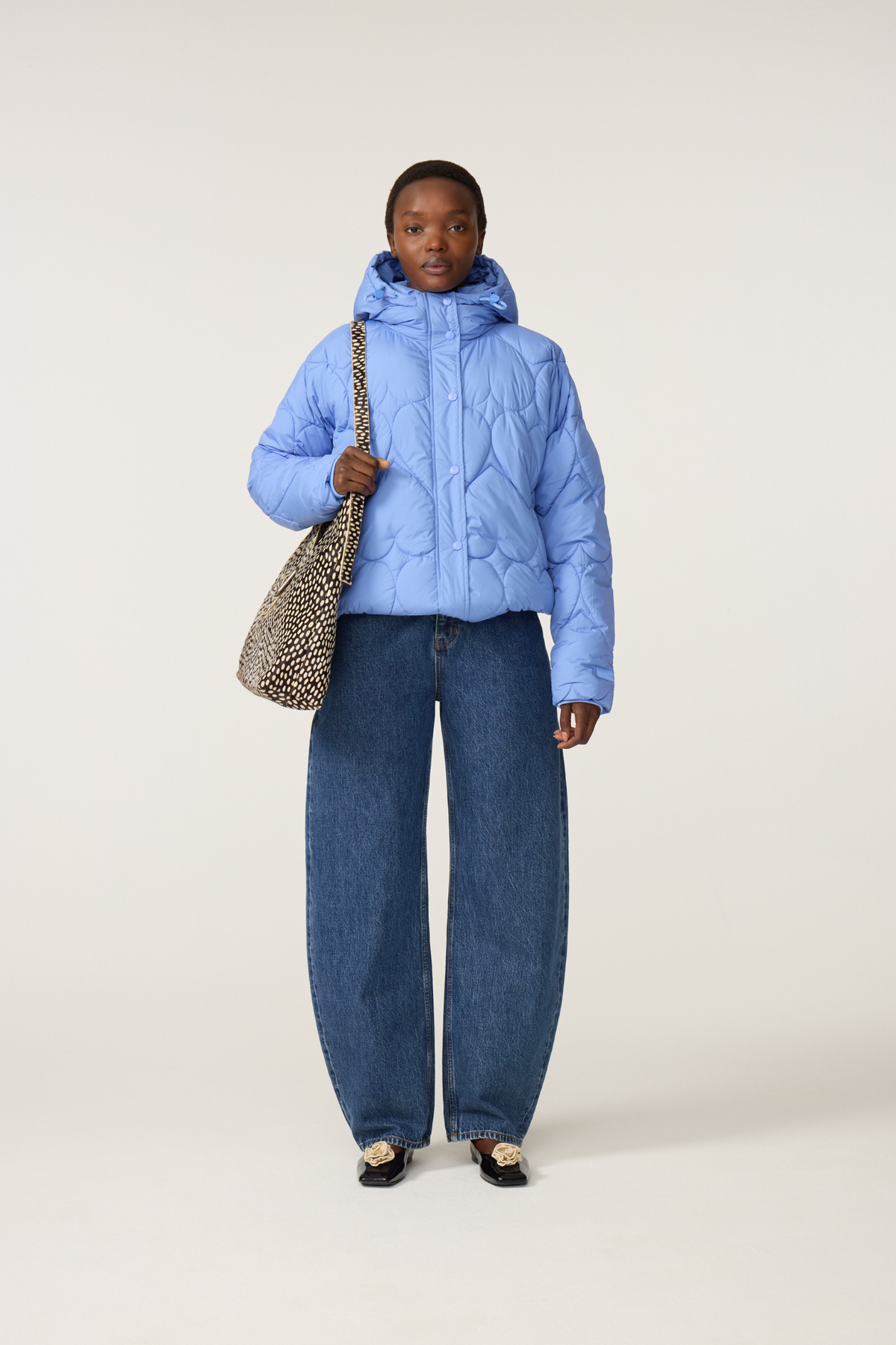 PRISCA PUFFER JACKET - RIAD BLUE