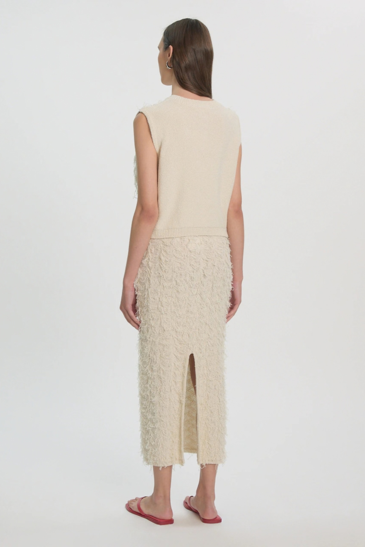 DANI KNIT VEST - CREAM