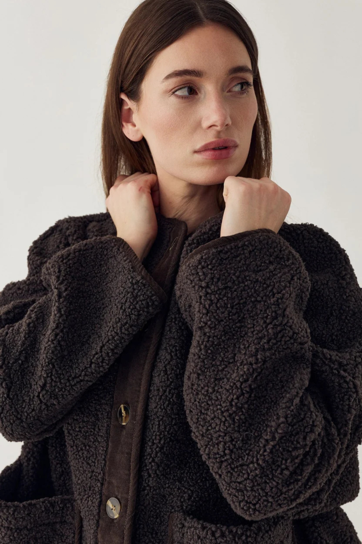 MALAIKA JACKET - DARK WOOD