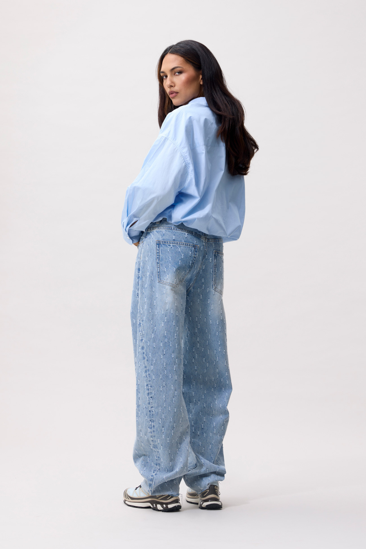 BLOUSE INBROEKEN - LUCHT