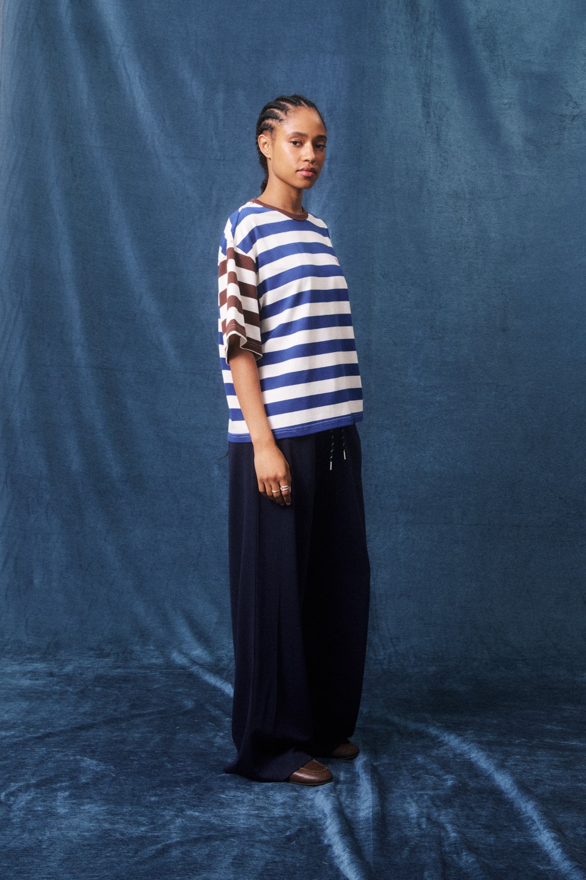 PANTALON WELLS - BLEU MARINE