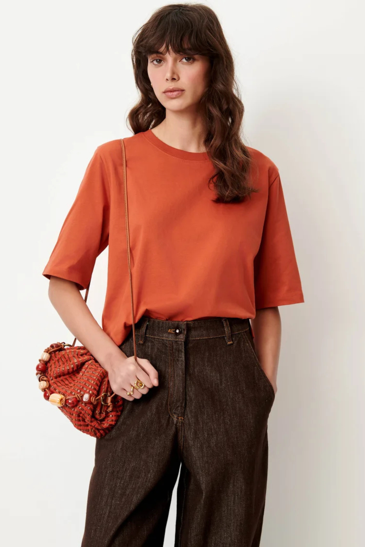 SERGE T-SHIRT - RED MUSE