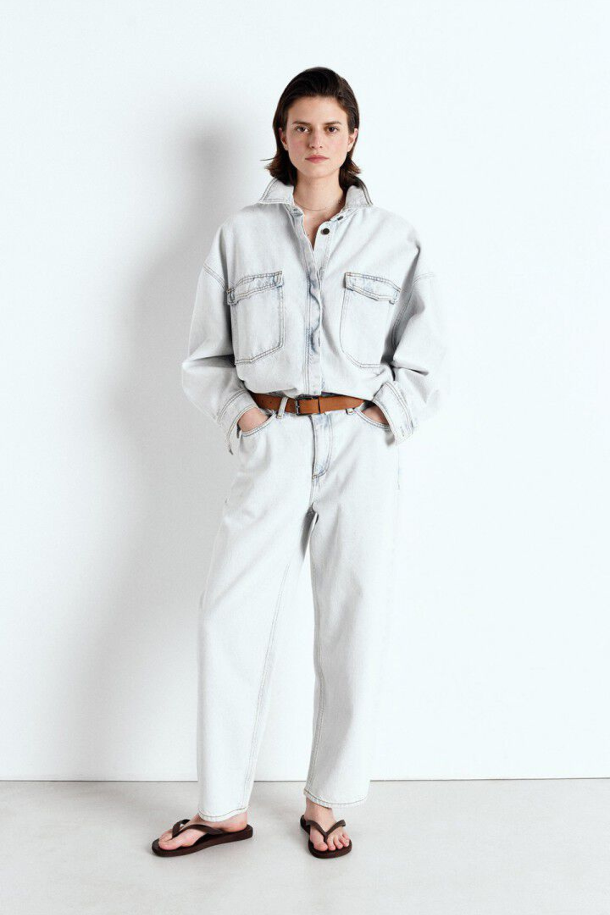 JOYBIRD SHIRT WOMEN - WINTER BLEACHED