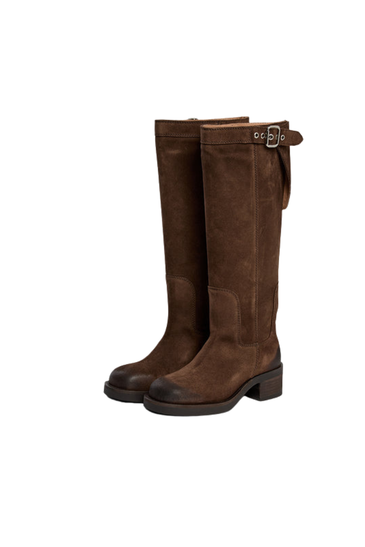 ANINE SUEDE BOOTS - BROWN SUEDE