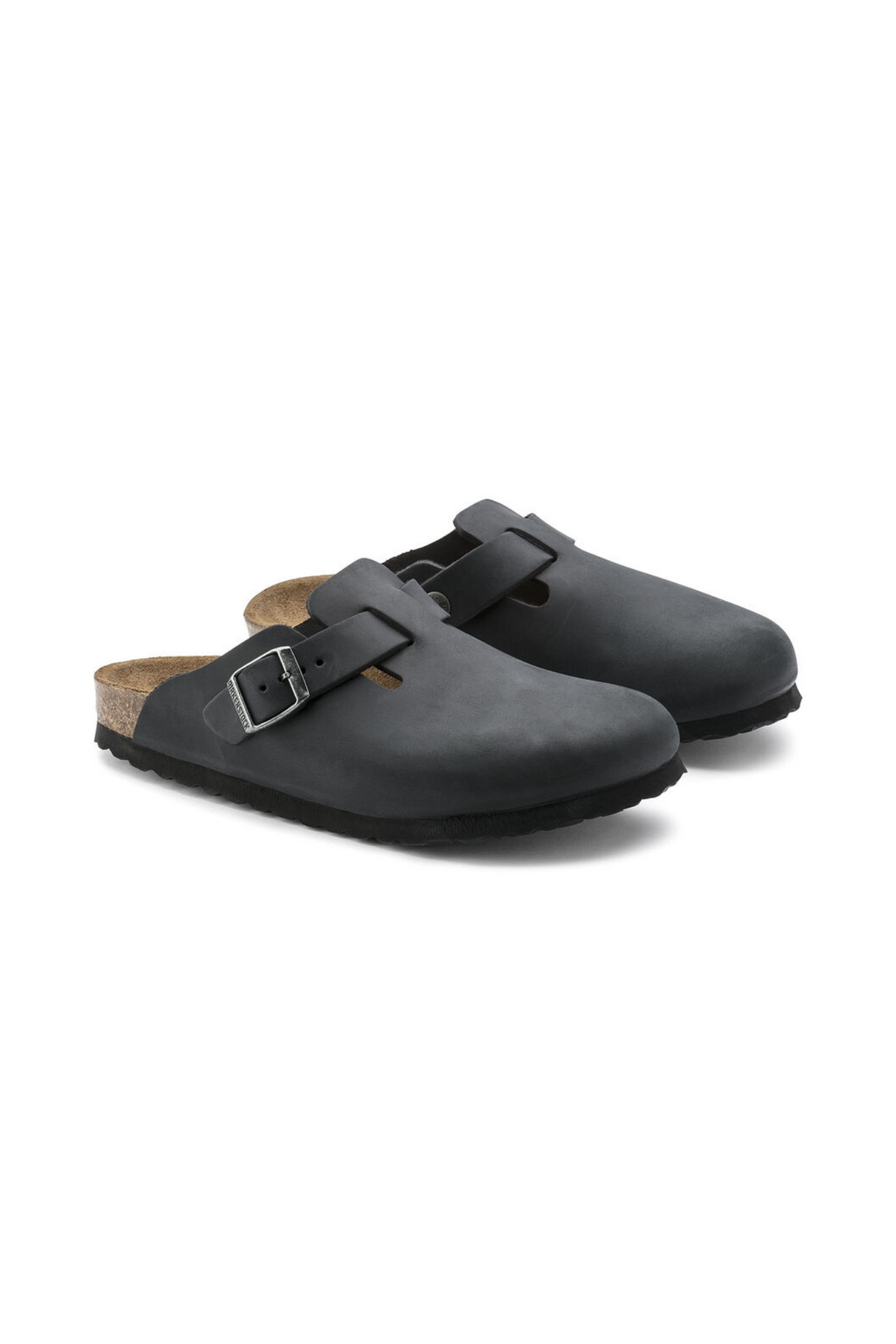 BOSTON NATURAL LEATHER MEN SANDAL - BLACK