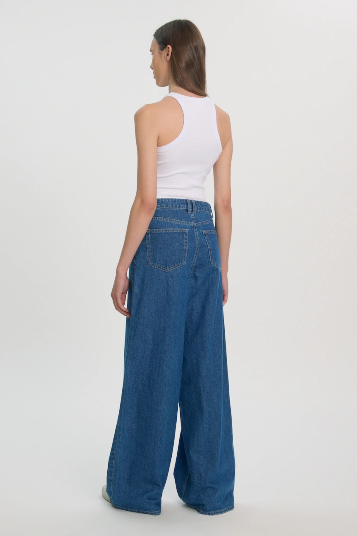 FIENE JEANS - HELDERBLAUW