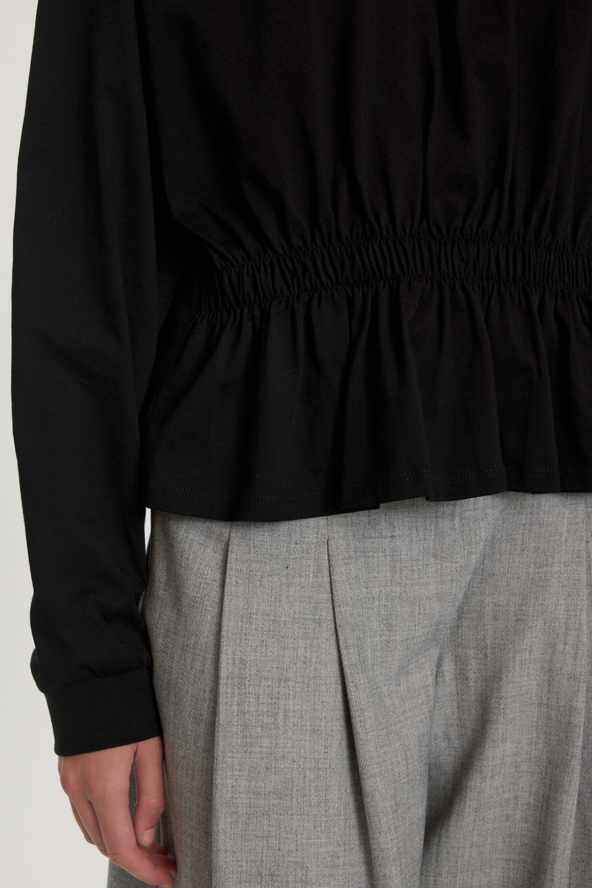 ROBERTA SHIRT - ZWART