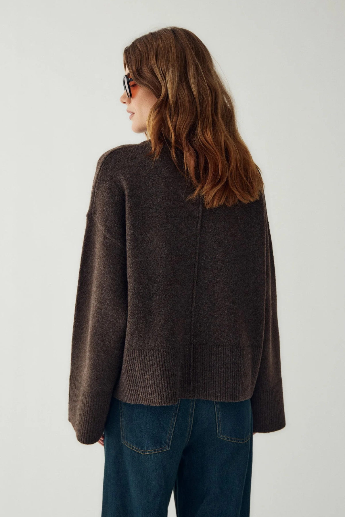 MAIDIE KNIT - CHOCOLATE MELANGE