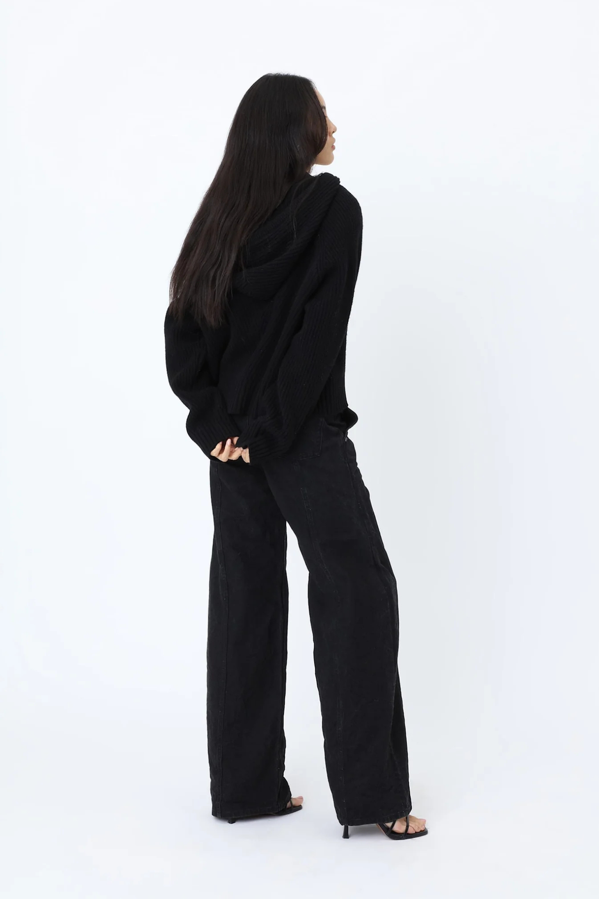 SELMA DENIM PANTS - XENON BLACK