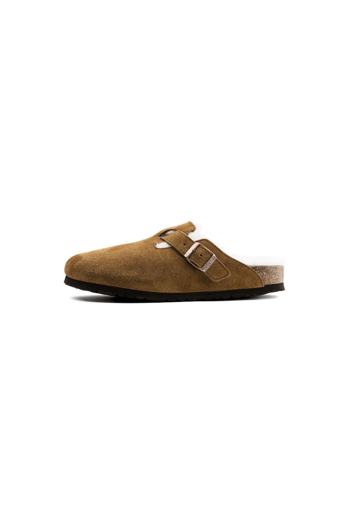 BOSTON VL/SHEARLING WOMEN SANDALS - MINK