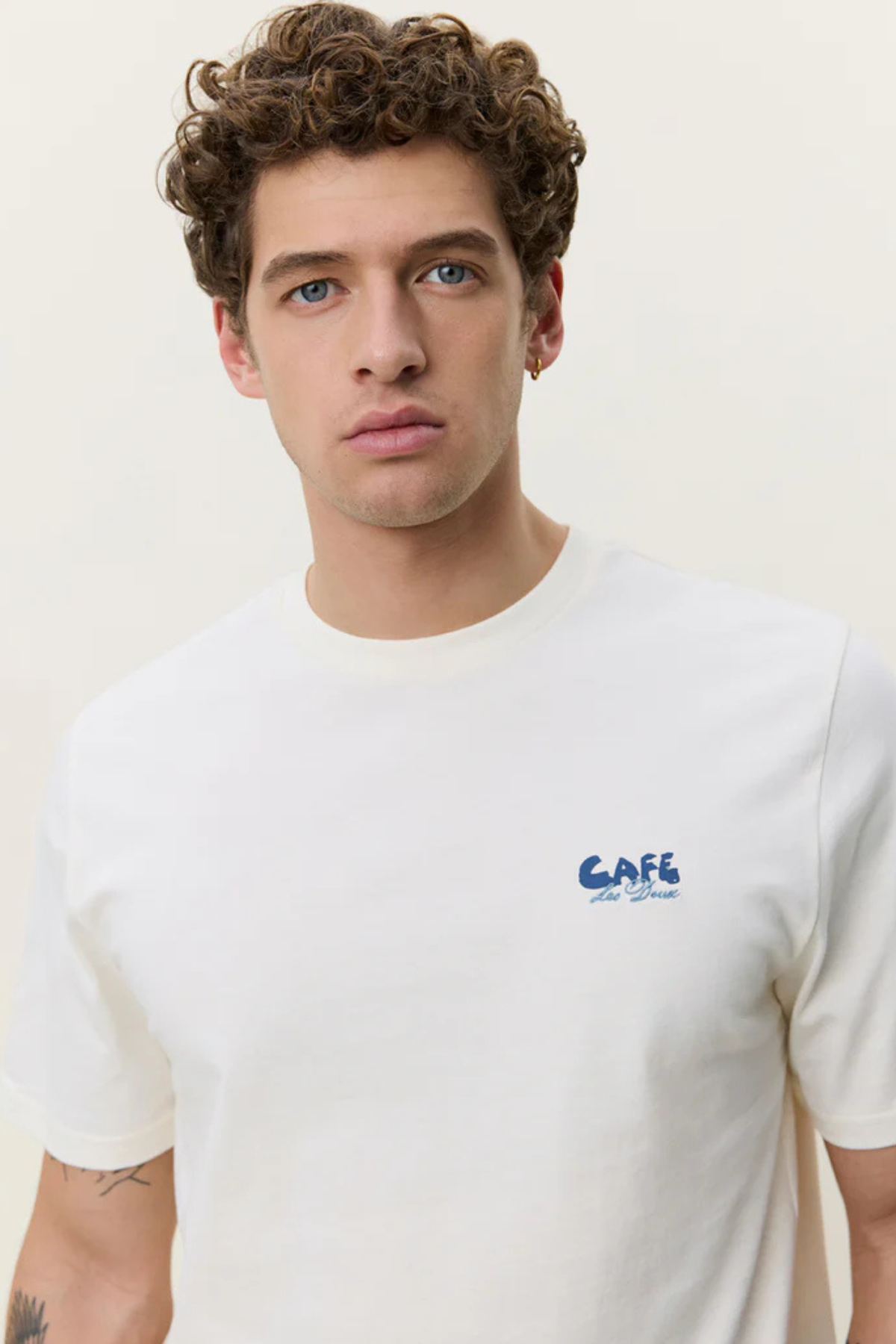 T-SHIRT CAFÉ - IVOIRE CLAIR