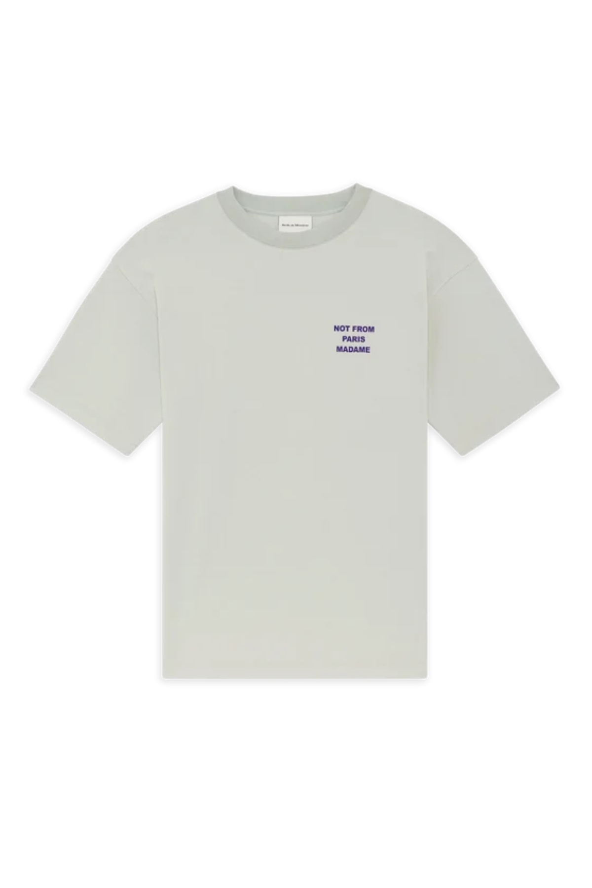 BOLD SLOGAN T-SHIRT - GREY