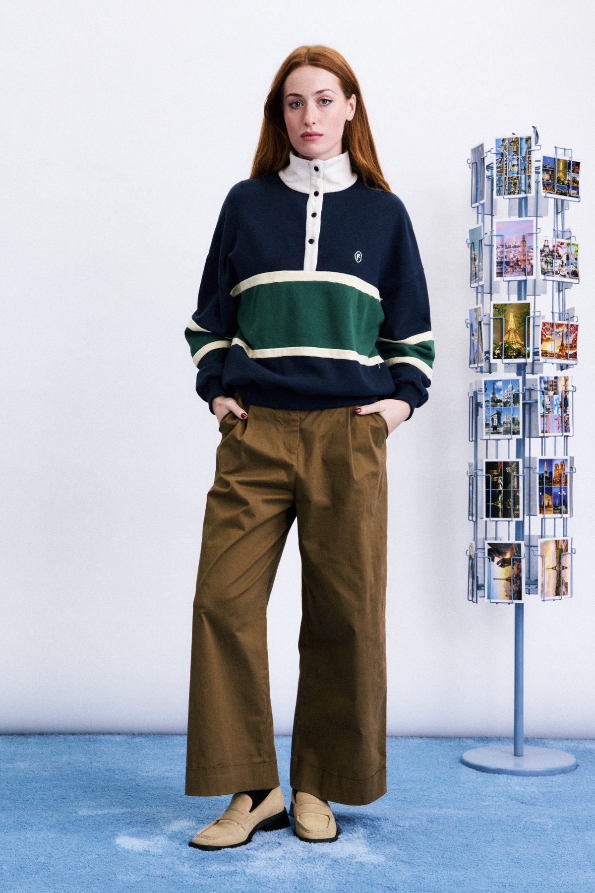 EXMOOR SWEATSHIRT - BLUE MARINE