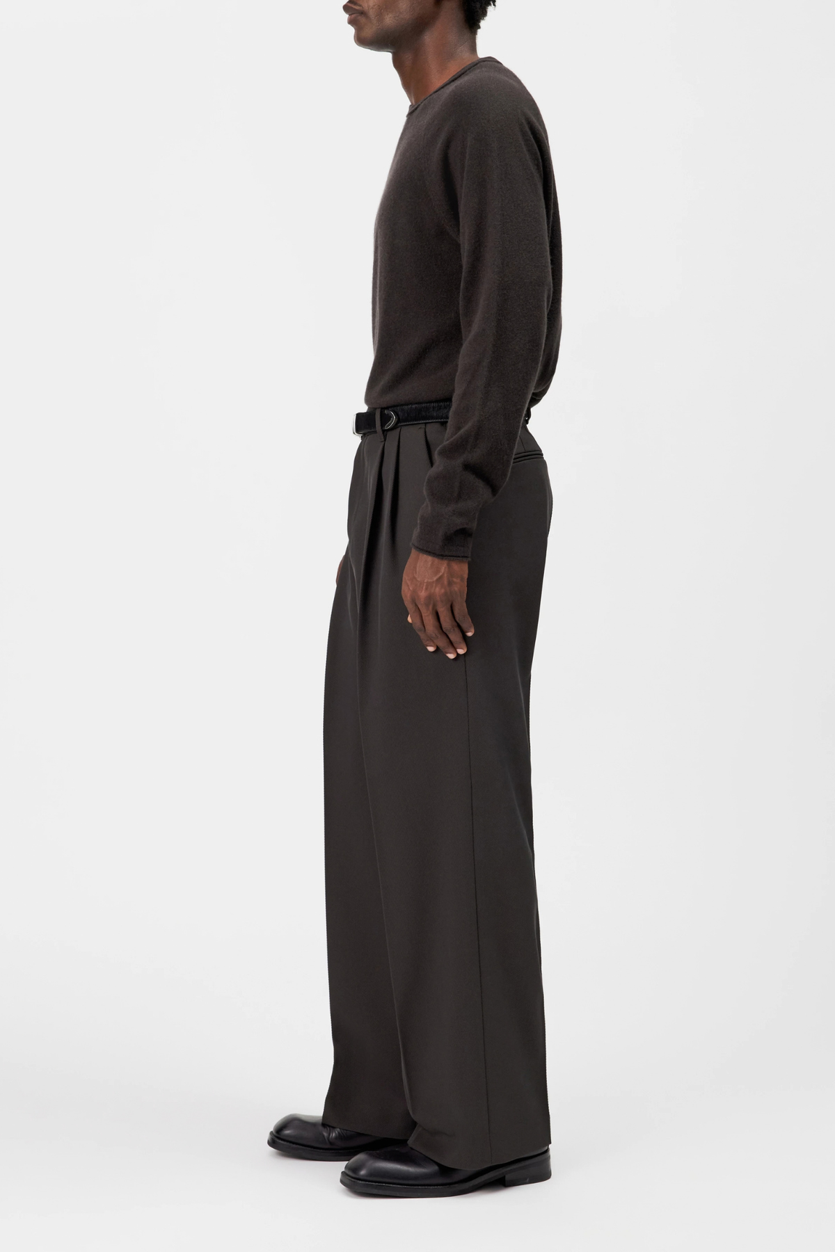 LEEK WIJDE BROEK - BRUIN