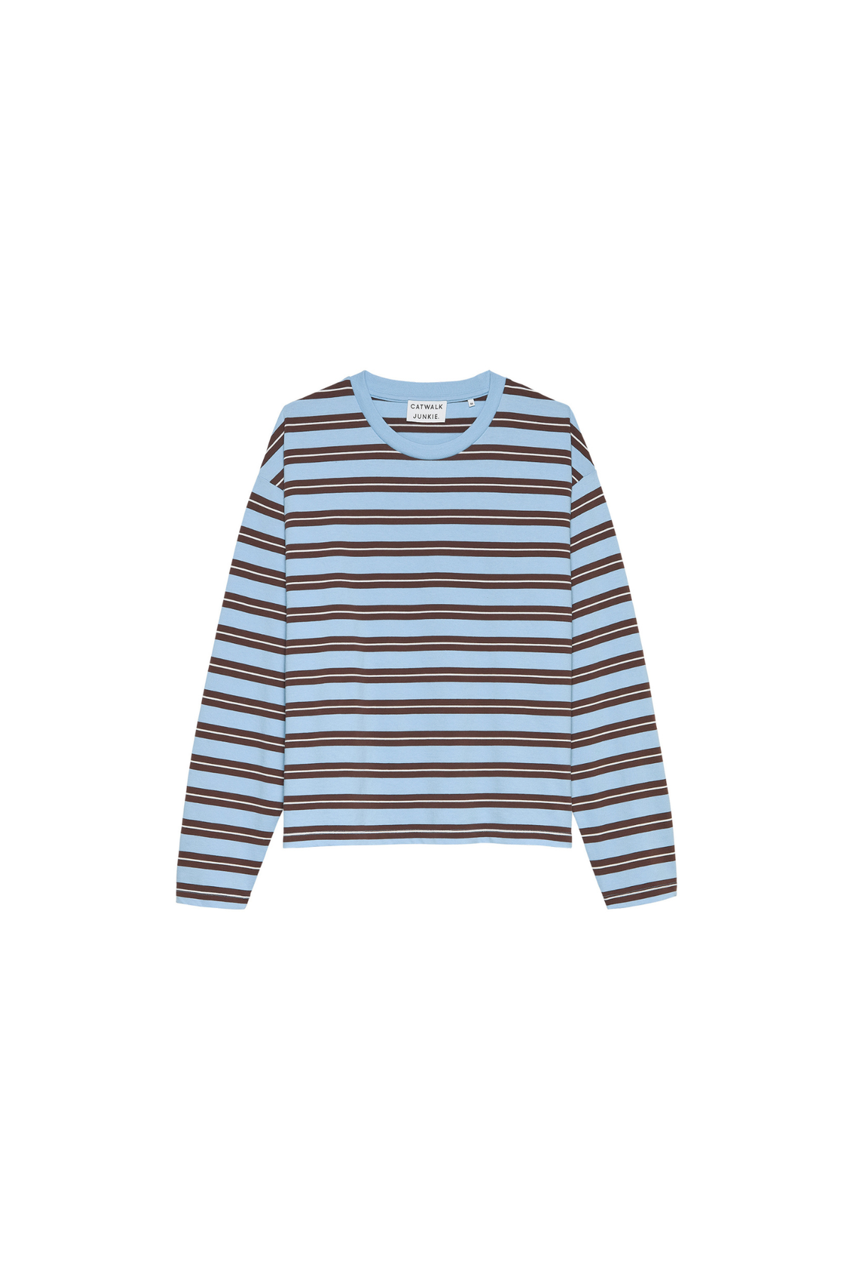 GESTREEPTE SHIRT MET LANGE MOUWEN - AIR