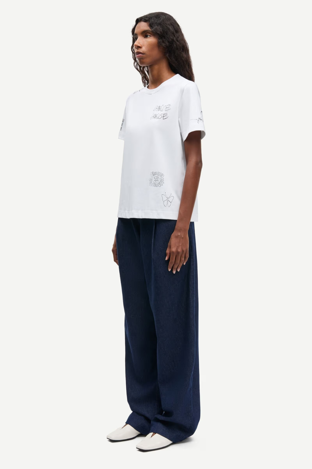HARPER PLEAT JEANS - SOFTDENIM