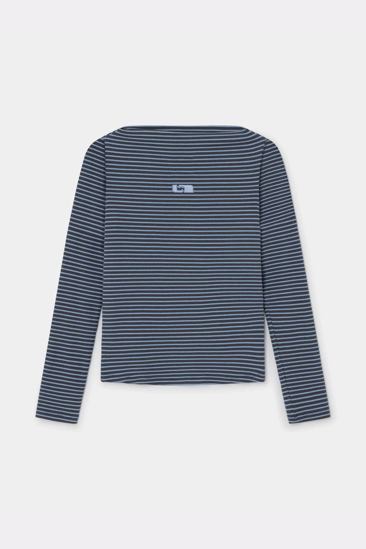 EMORY STRIPED LONGSLEEVE T-SHIRT -  BLUE