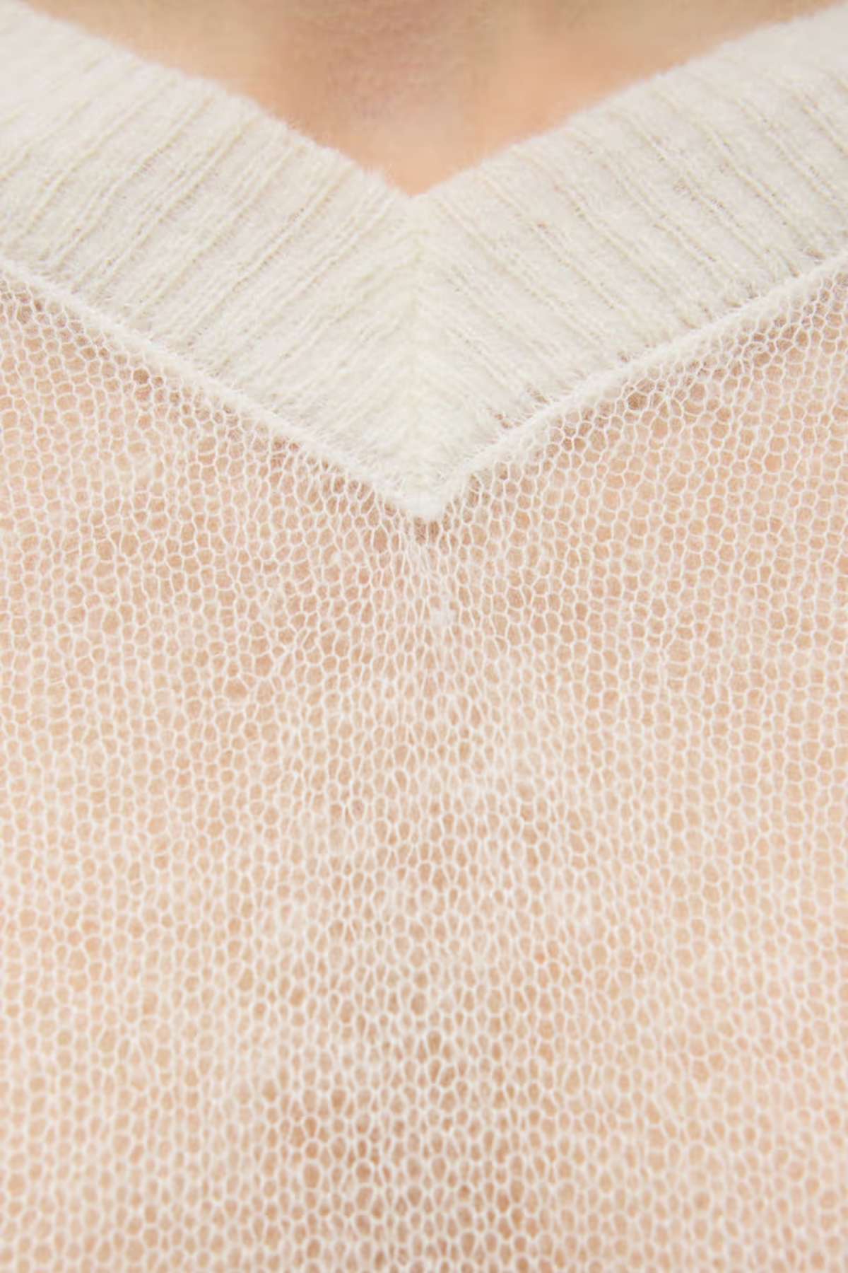 DOVA LS V-HALS TRUI - SILVER BIRCH