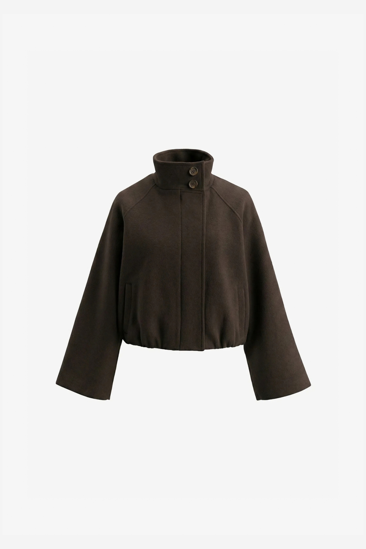 VESTE EN LAINE SIGRID - CHOCOLATE TORTE MEL