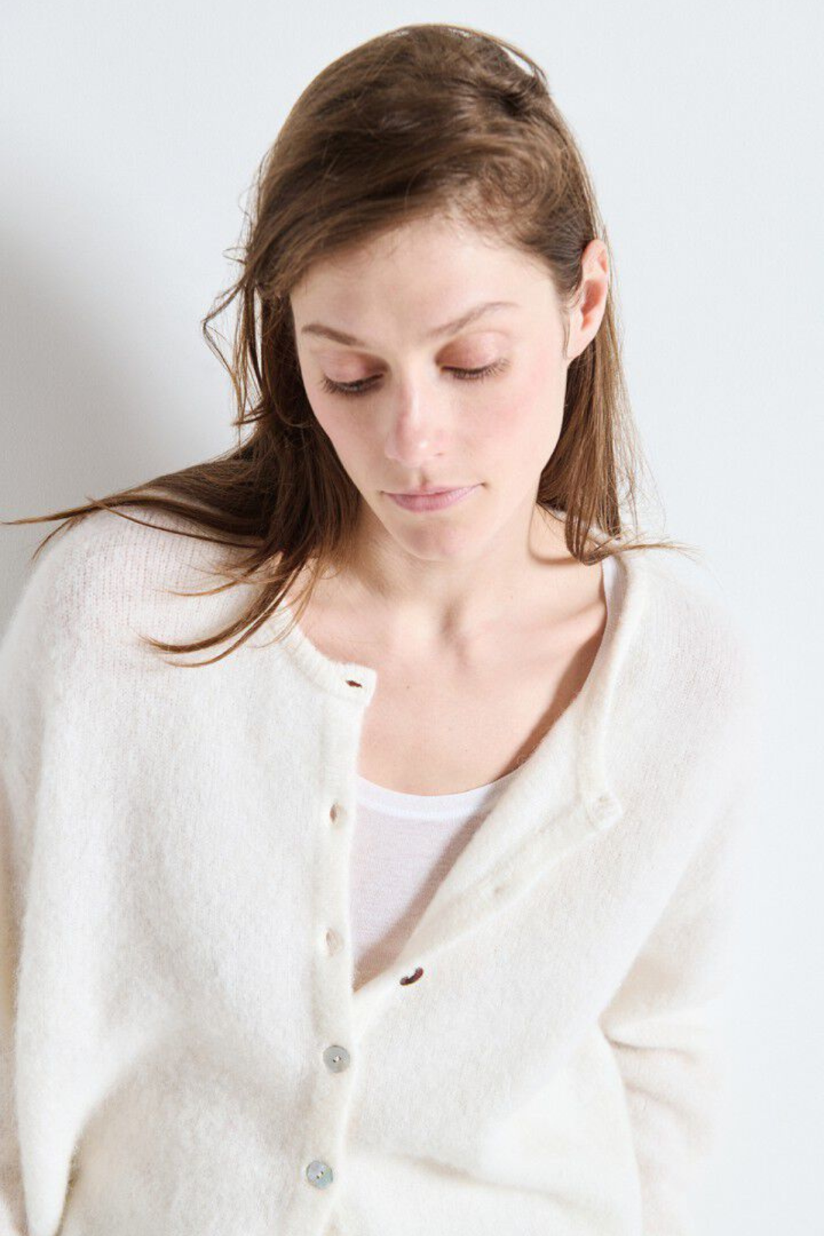 CARDIGAN VITOW - BLANC