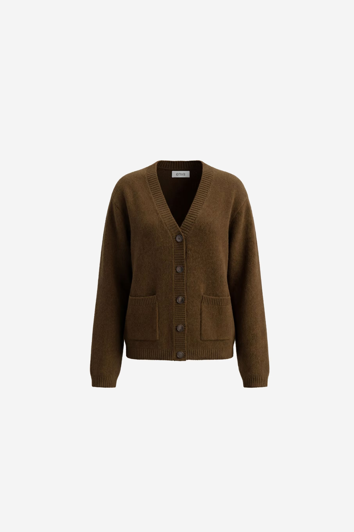 GILET ELISE ML - OLIVE FONCÉ