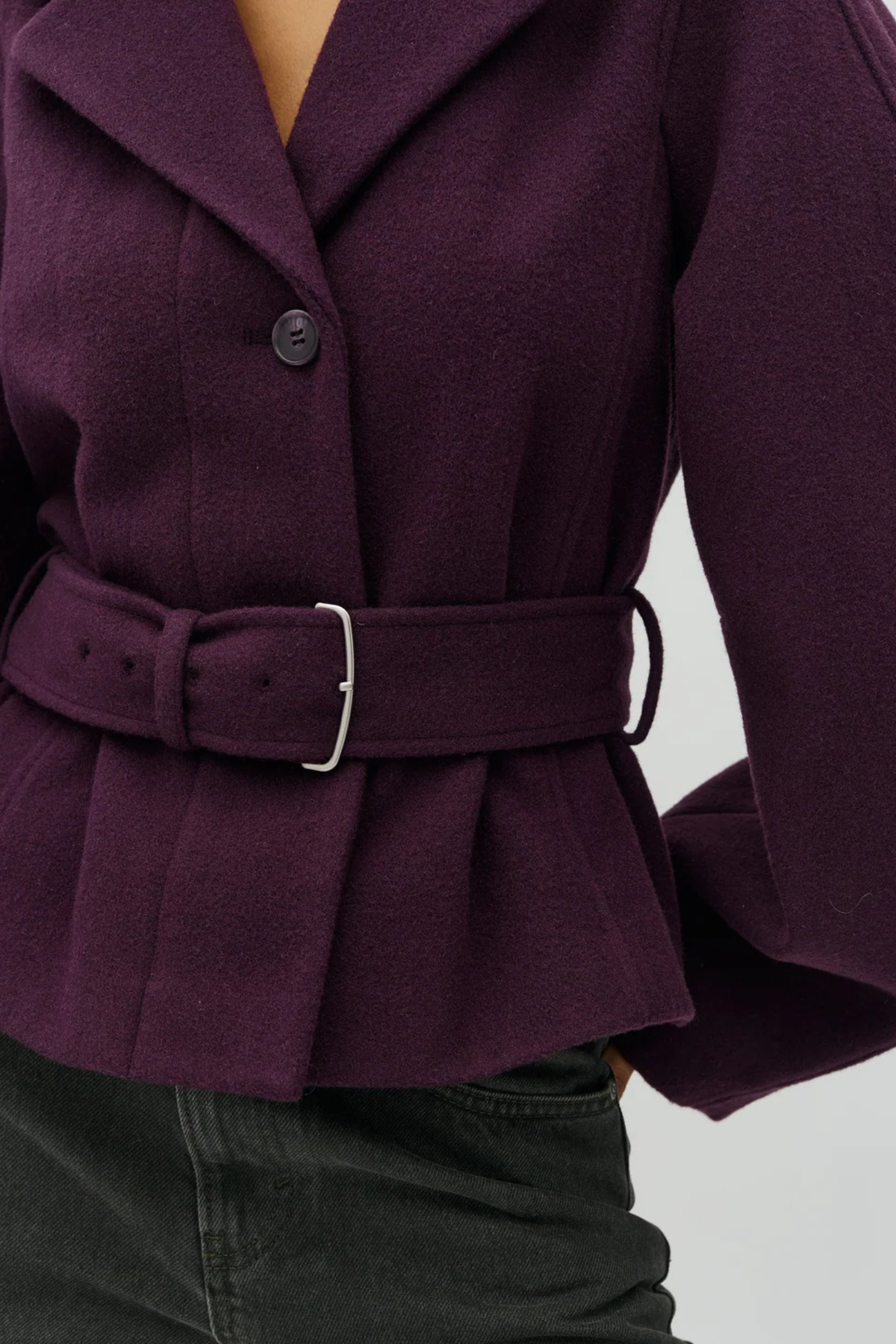 SARO SIANA JACKET - DEEP PURPLE