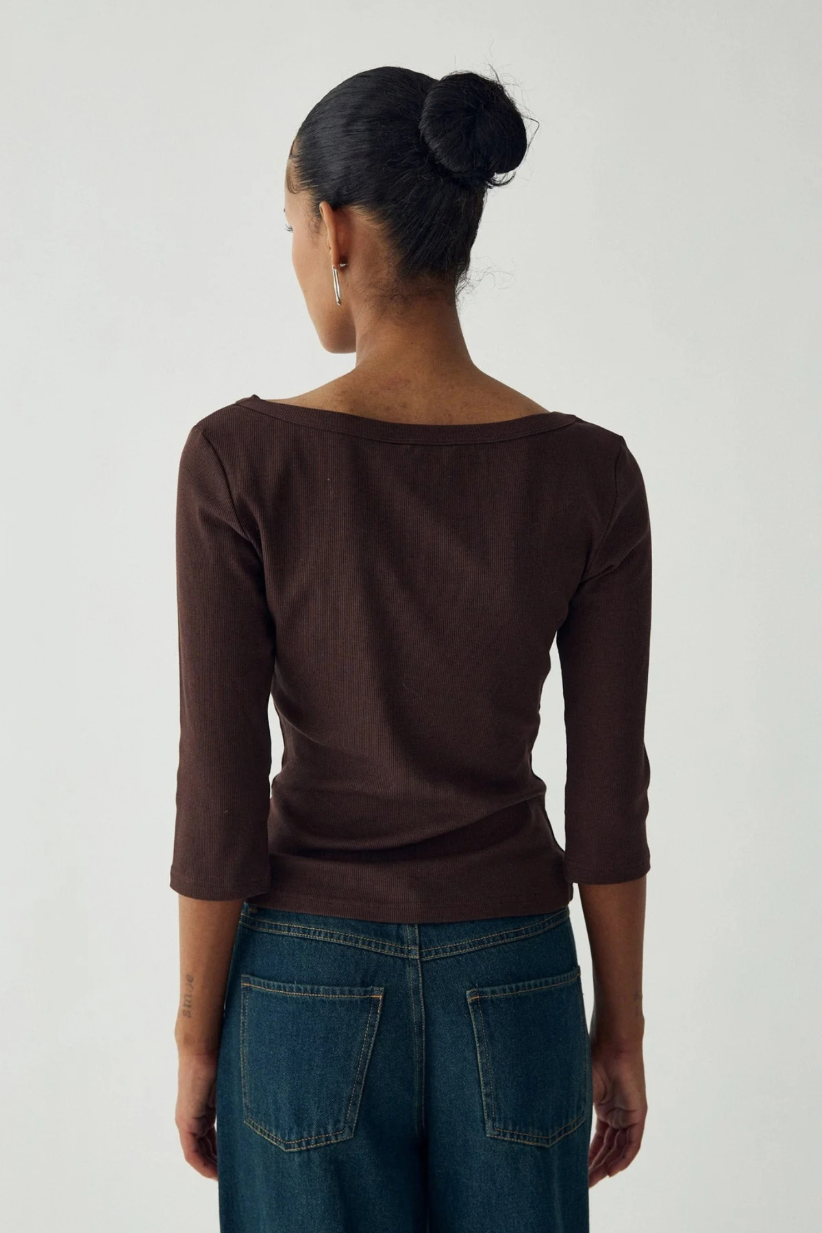 NIKEETA TOP - CHOCOLATE