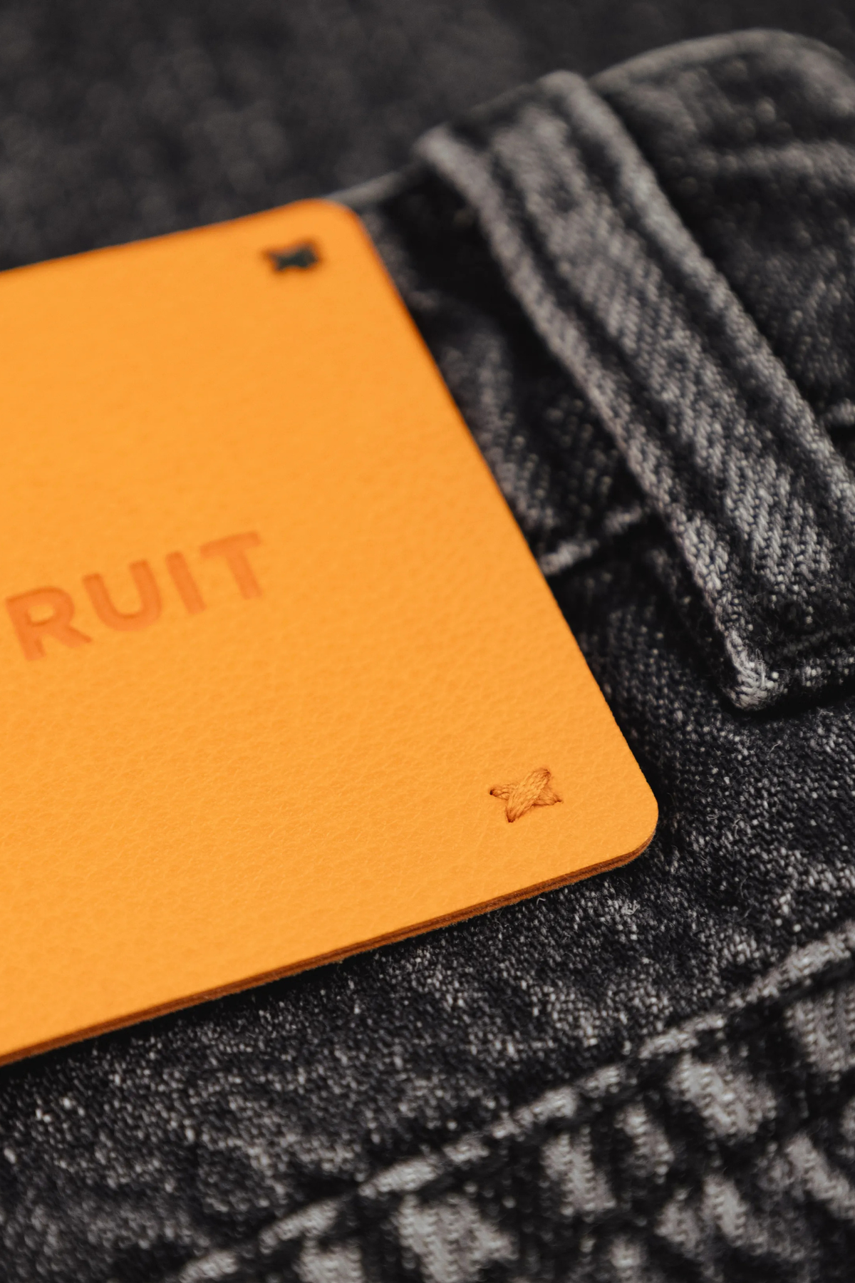 DENIM BROEK - GEWASSEN ZWART