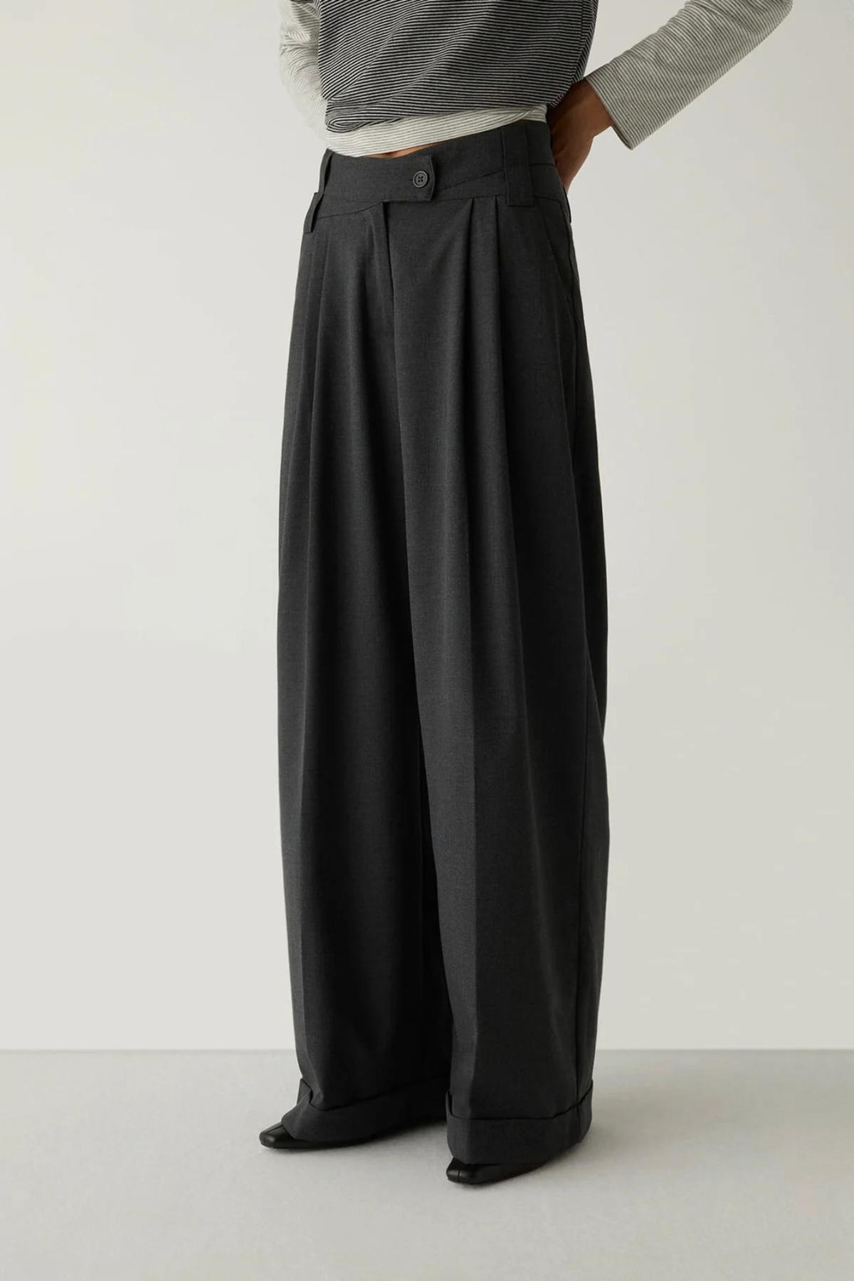 SMITH TAILORED PANTS - GREY