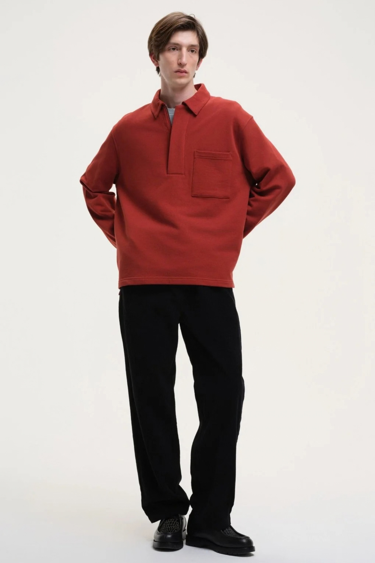 SLEETWAY SWEATSHIRT - RUST