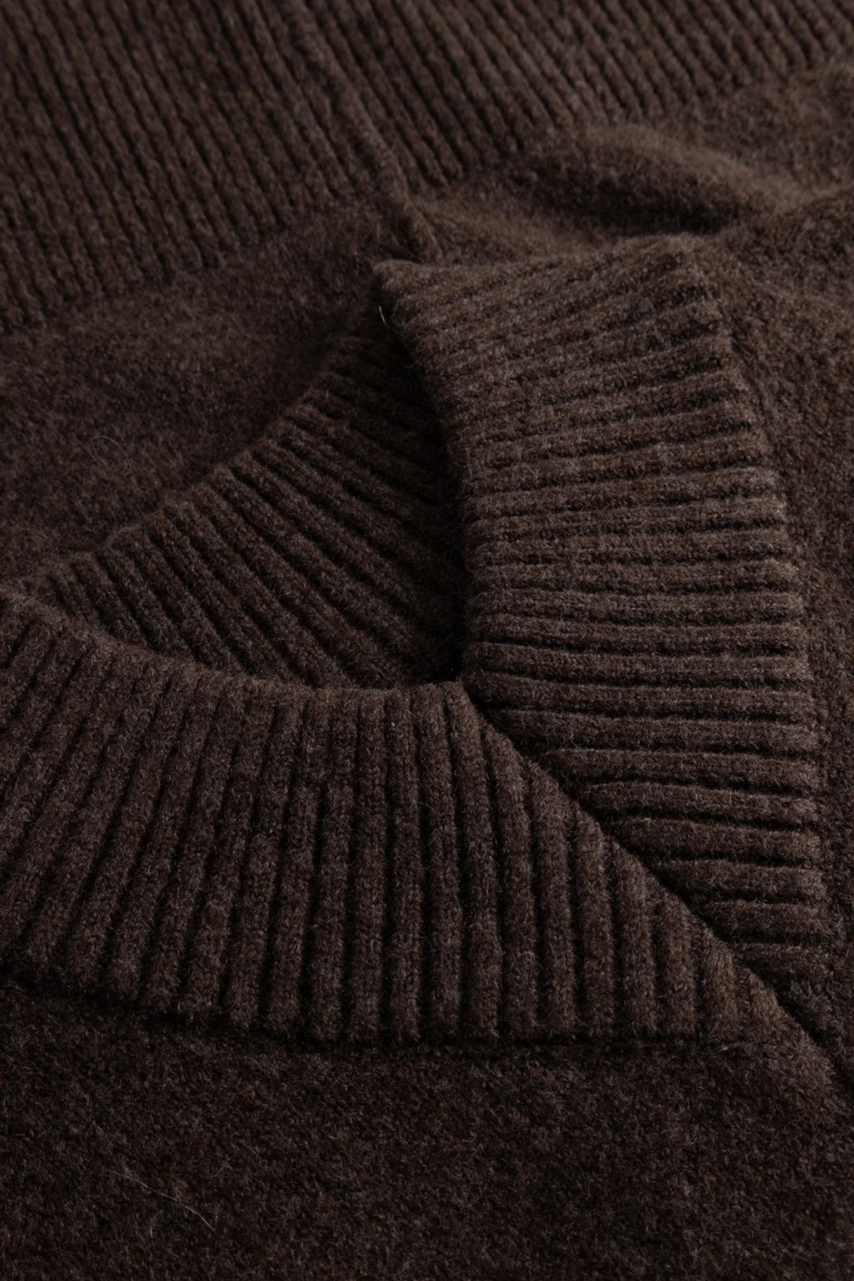 MAIDIE KNIT - CHOCOLATE MELANGE