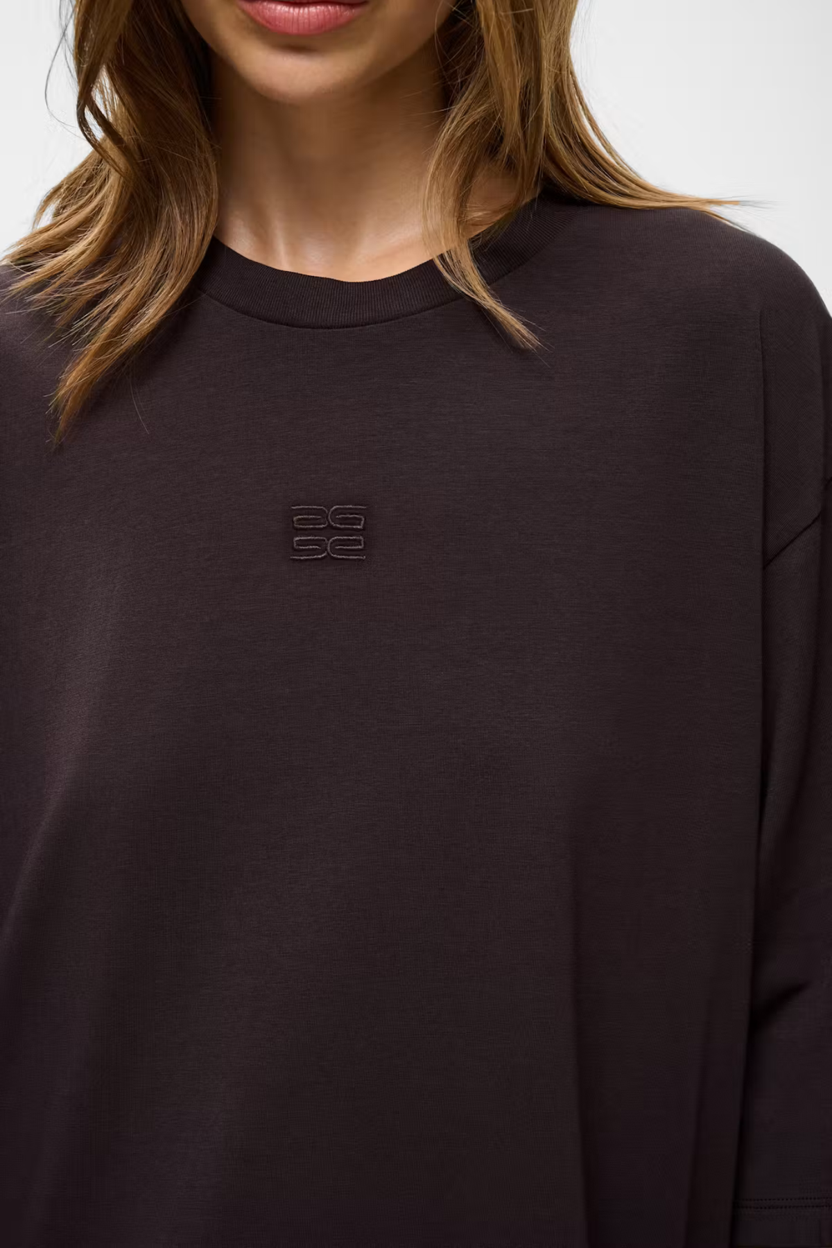 T-SHIRT DAMI - PRUNE PROFOND