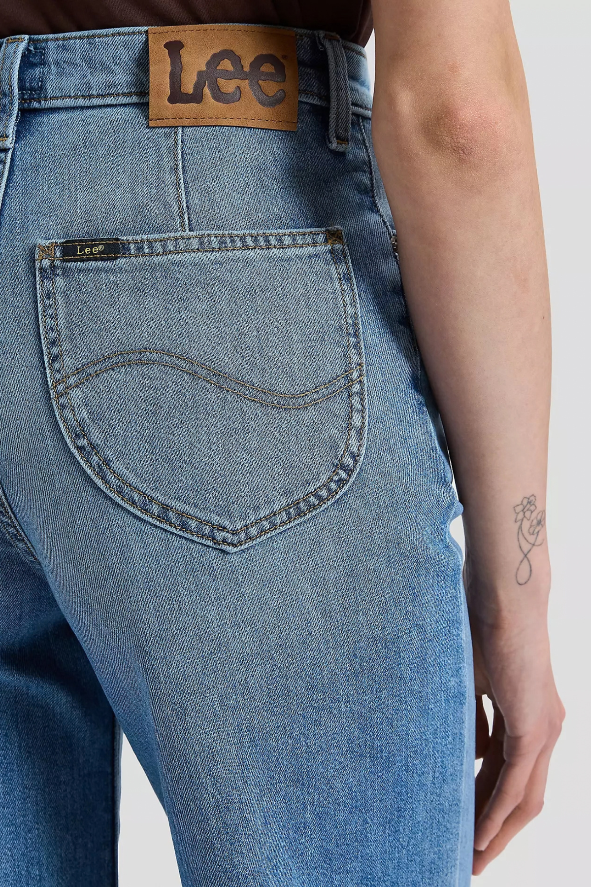 STELLA HIGH RISE WIDE LEG JEANS - BUDDING BLUE