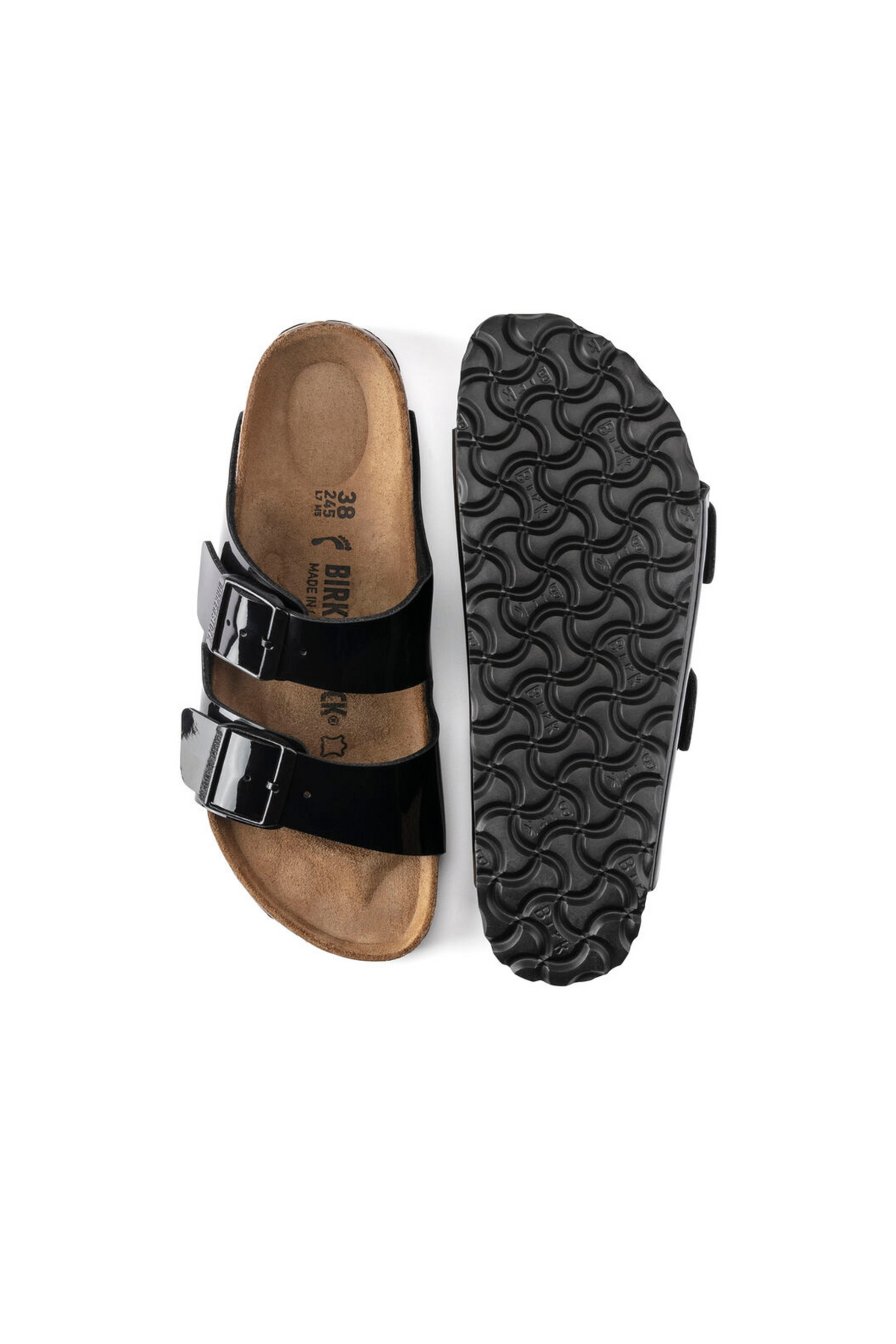 ARIZONA BF DAMES SANDALEN - LAKZWART