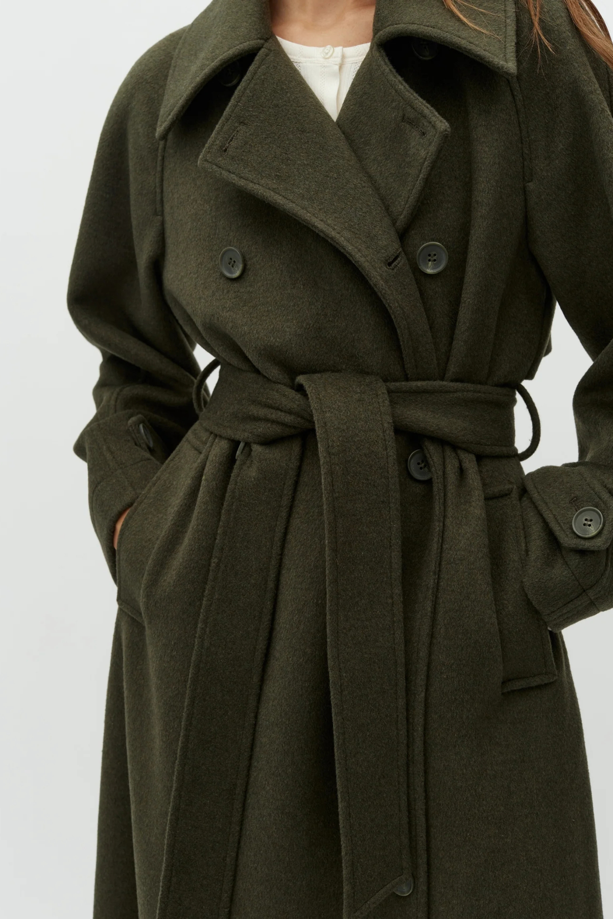 LAVA ODONNA JACKET - DUSTY OLIVE MELANGE