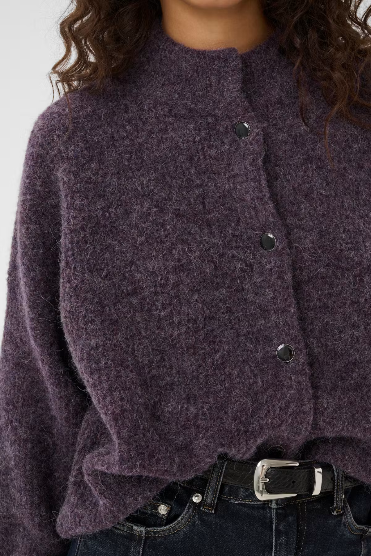 CARDIGAN COURT ALPHA - MÉLANGE GENÉVRIER