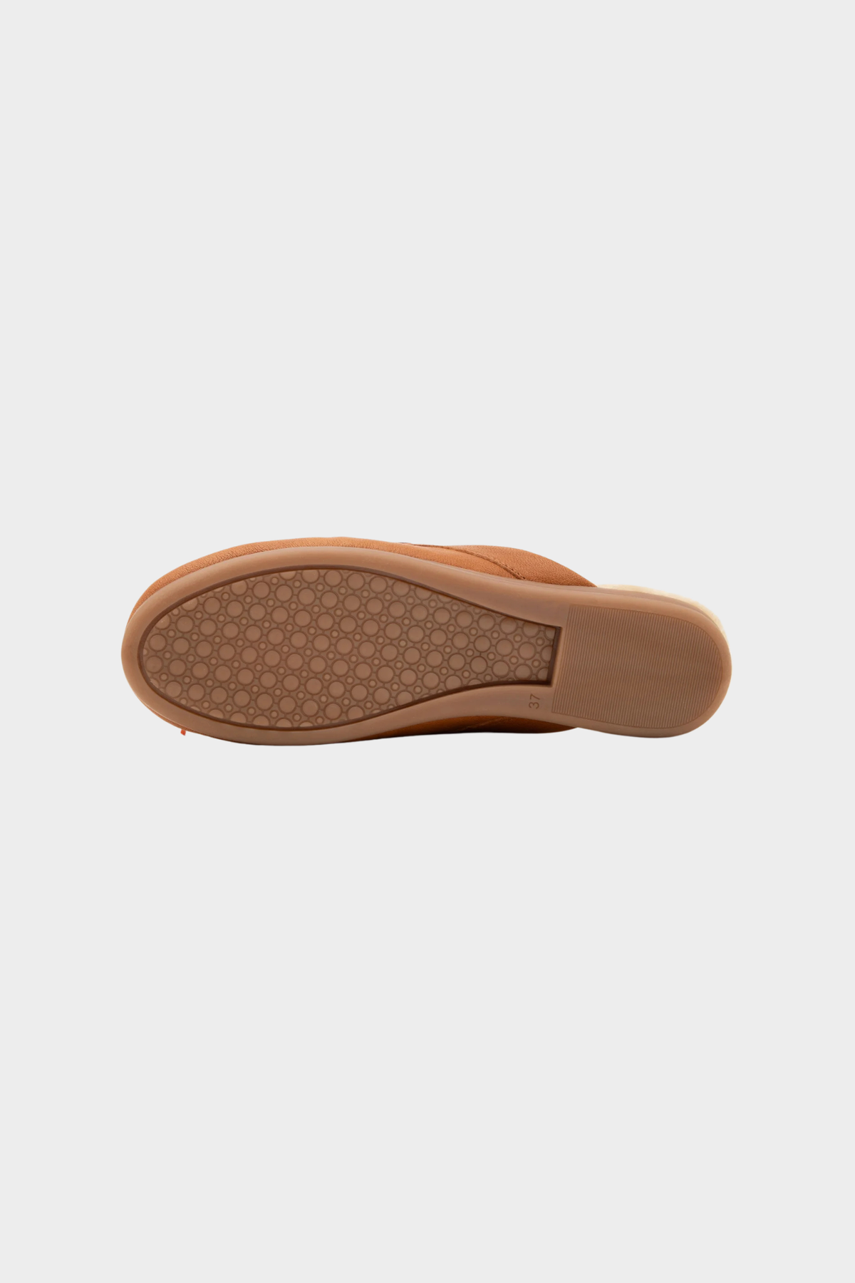 YASMA LACE FUR SHOES - TAN