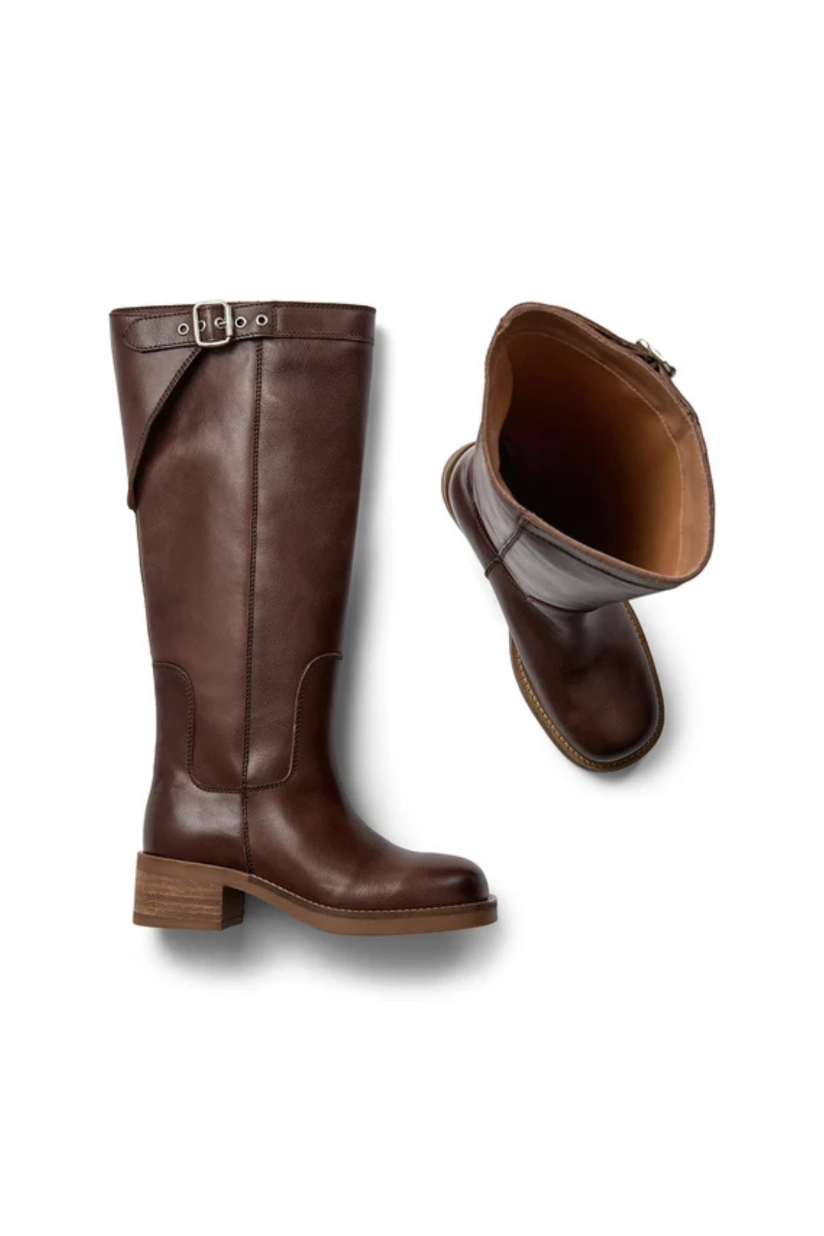 ANINE VINTAGE LAARZEN - BRUIN