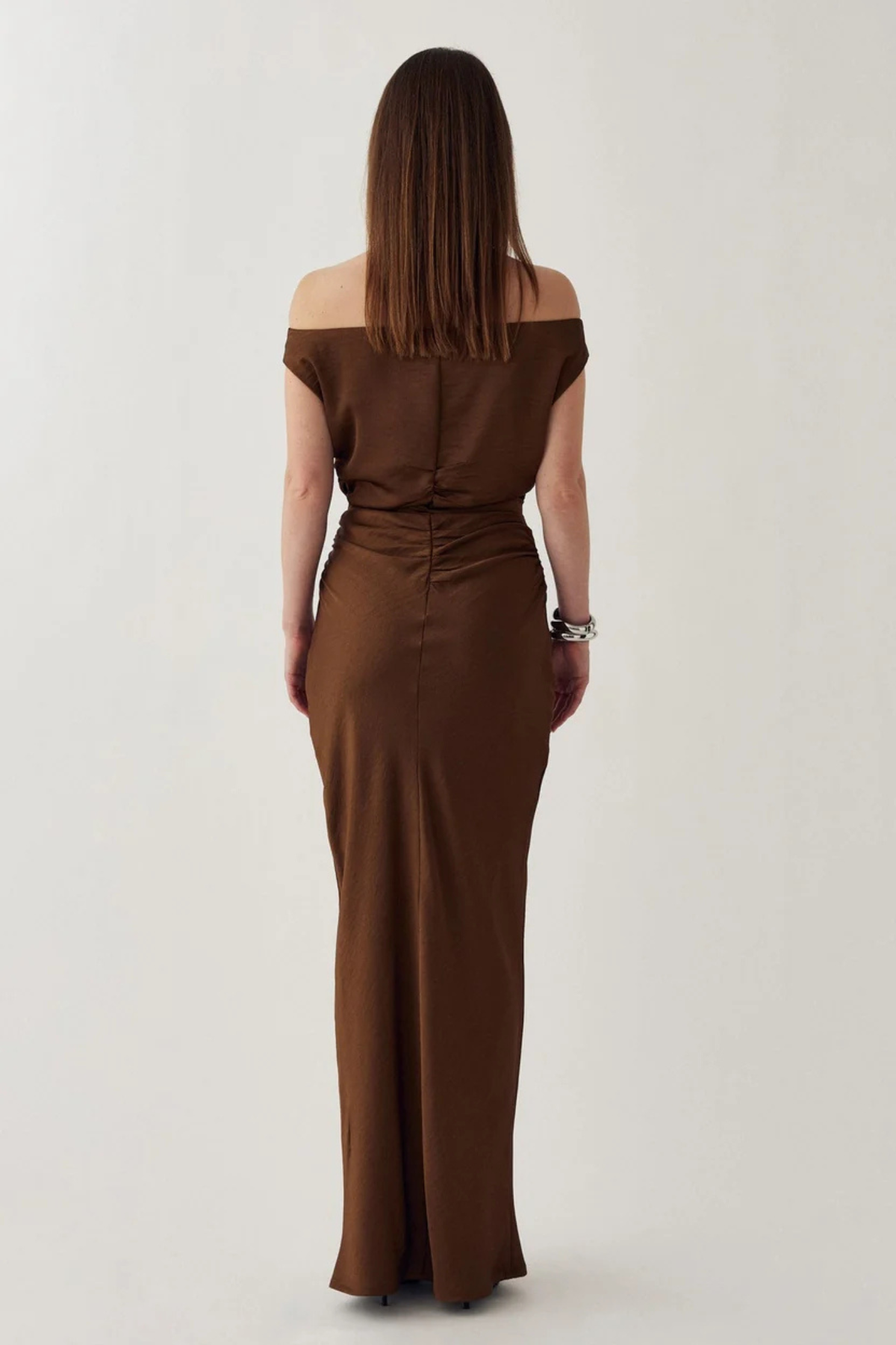 MIGNONETTE JURK - TOFFEE