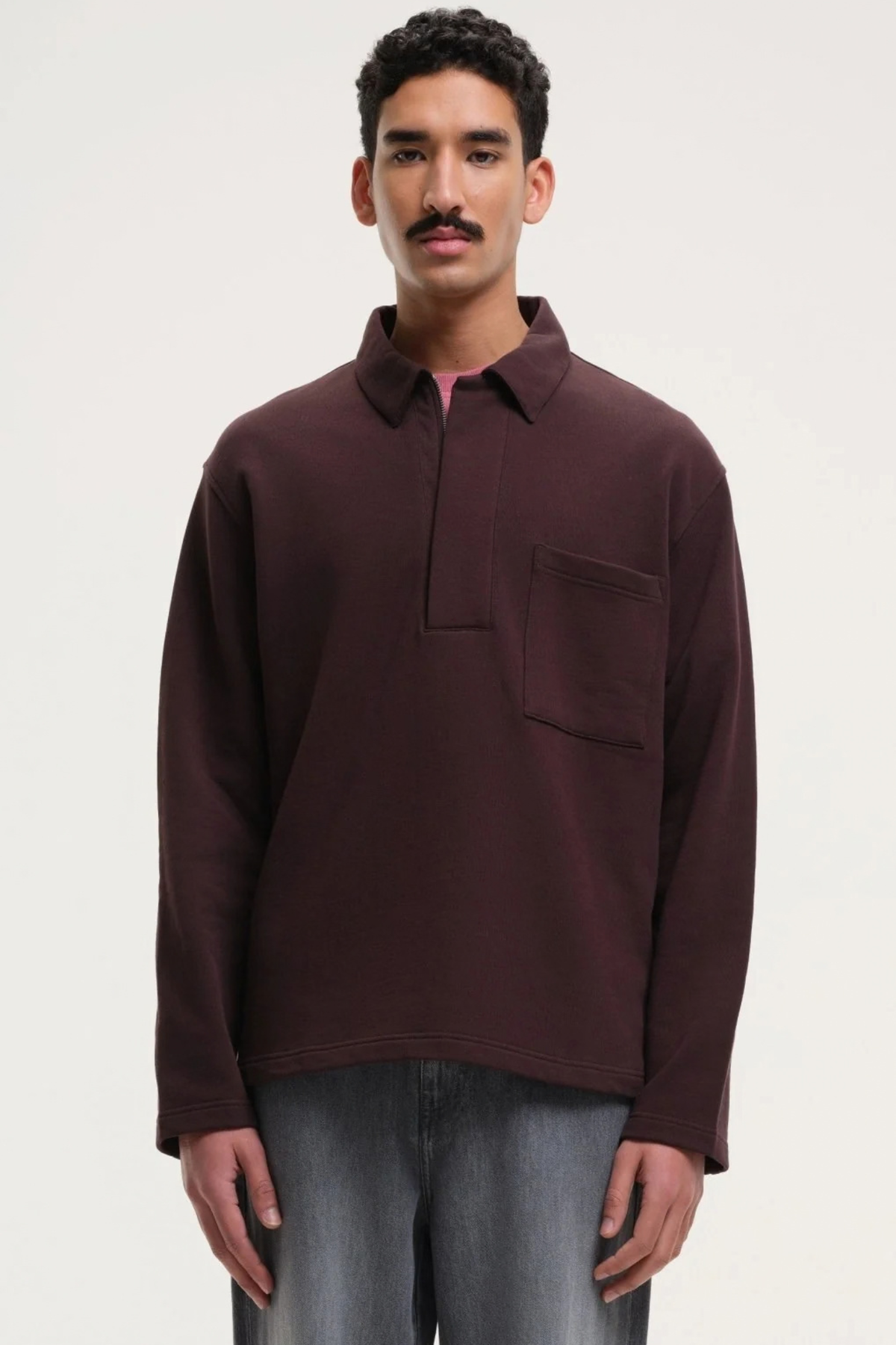SLEETWAY SWEATSHIRT - DONKERBURGUNDY