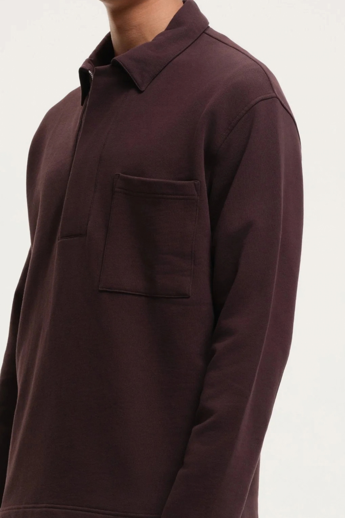 SLEETWAY SWEATSHIRT - DONKERBURGUNDY