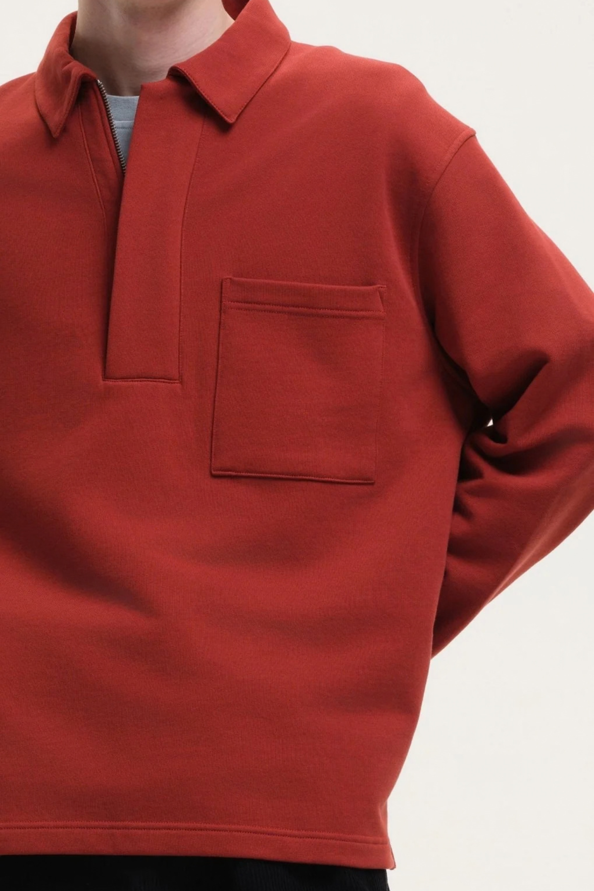 SLEETWAY SWEATSHIRT - RUST
