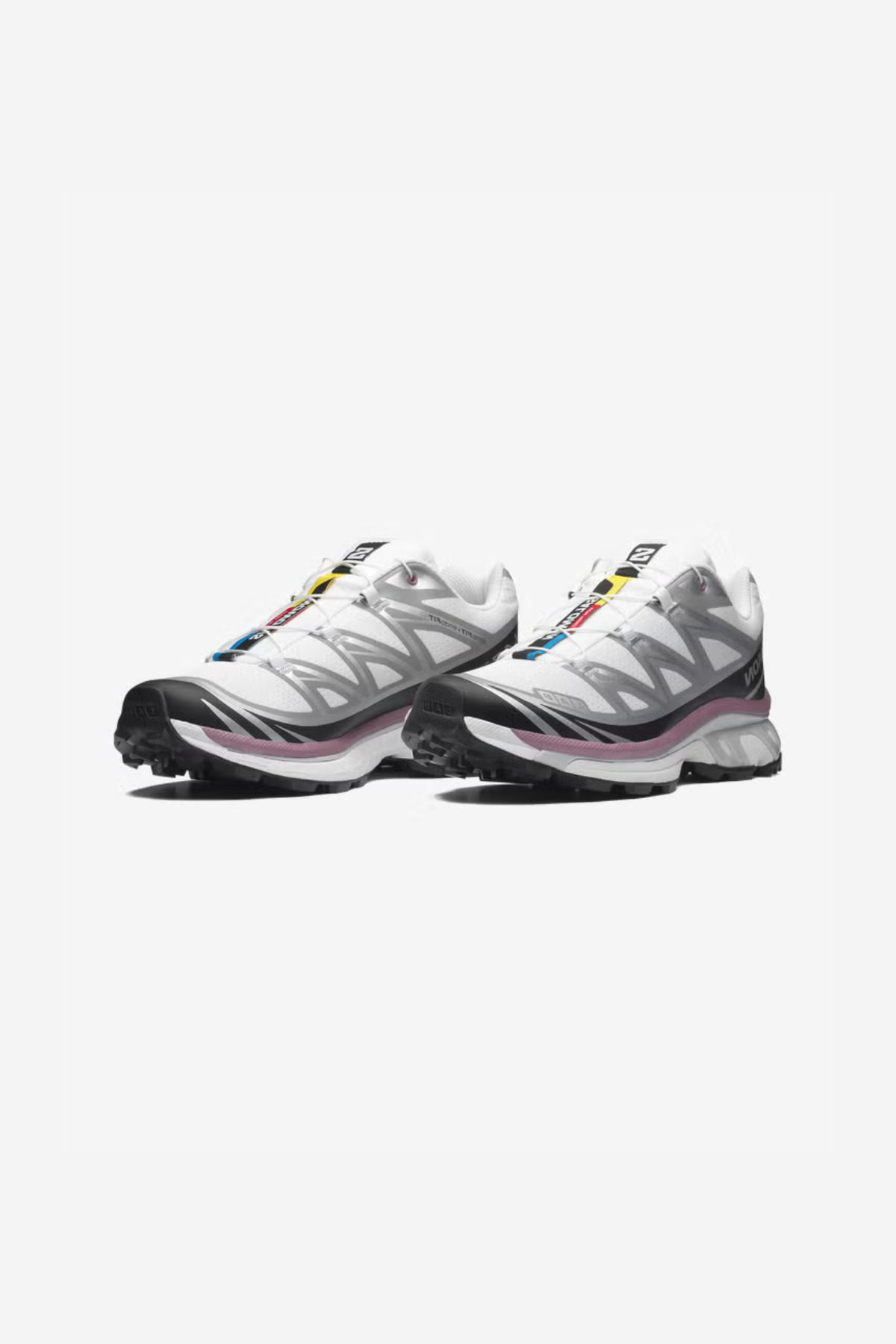 XT-6 WOMEN SNEAKERS - WHITE/BLACK/DUSKY ORCHID