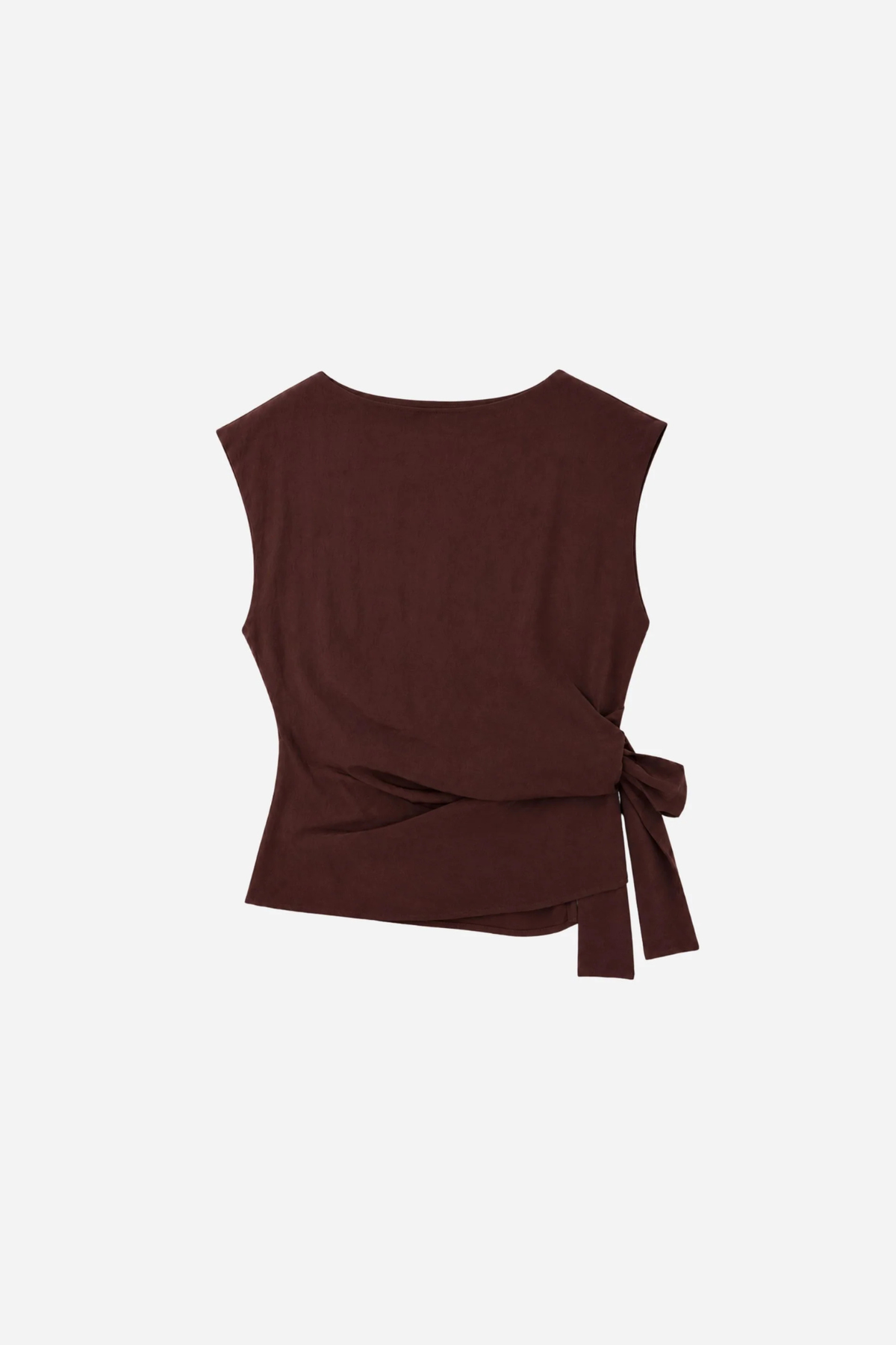 MADDIE TIE-TOP - BORDEAUX