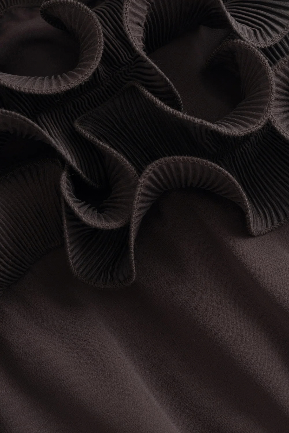 MARJOLAINE BLOUSE - CHOCOLATE
