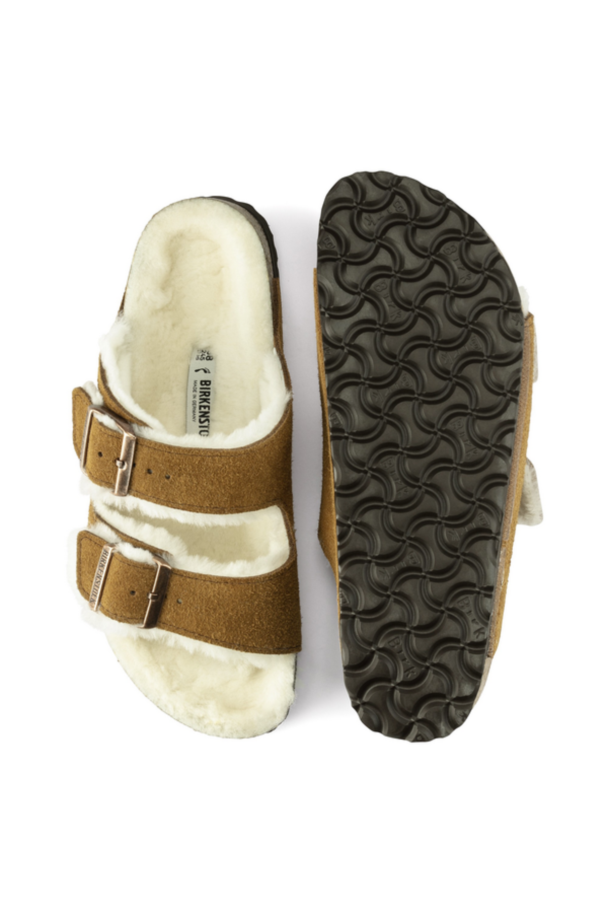 ARIZONA SHEARLING SUÈDE DAMES LEER/BONT - MINK