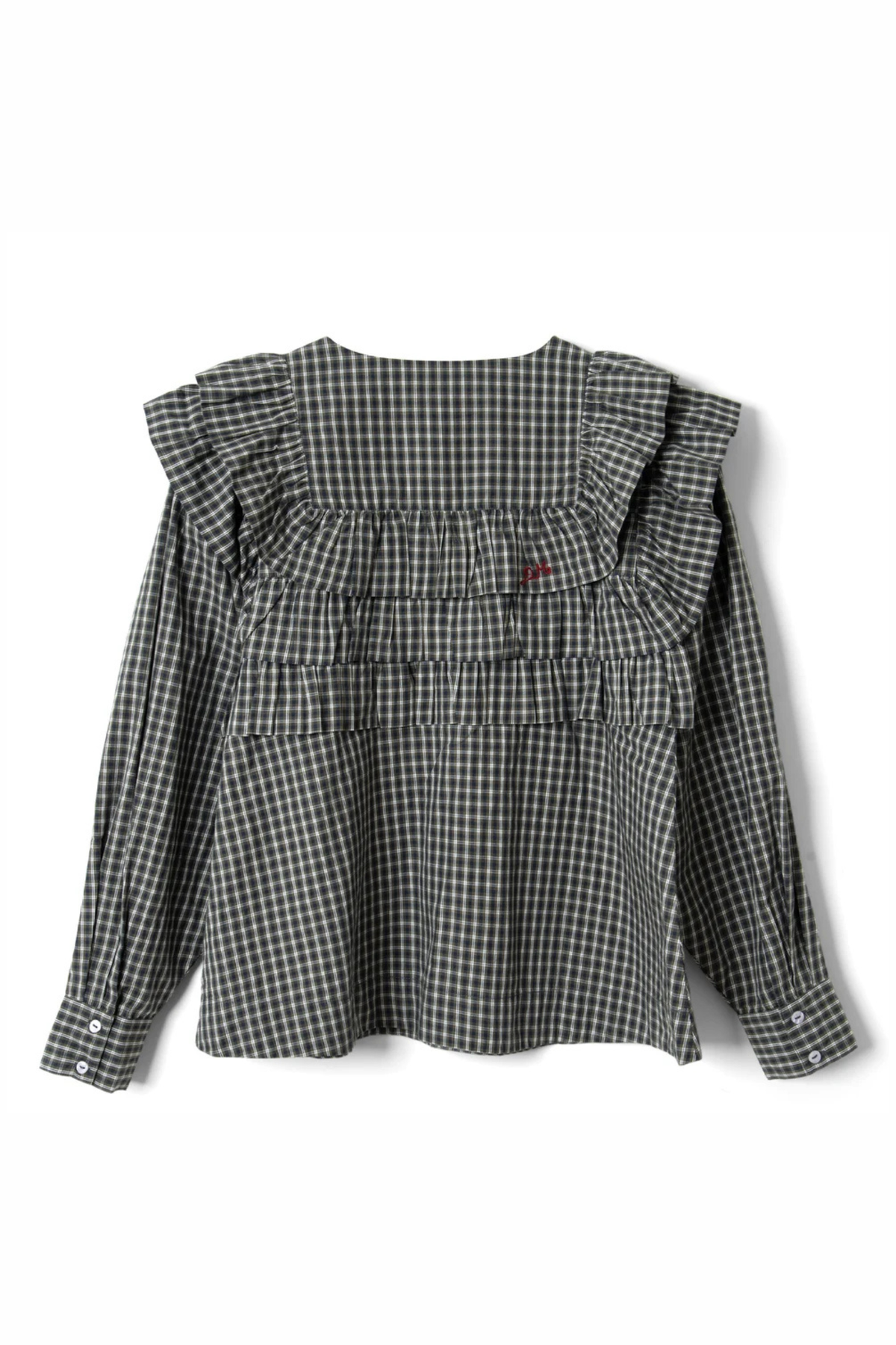 SHAY BLOUSE - MINI CHECK MULTI