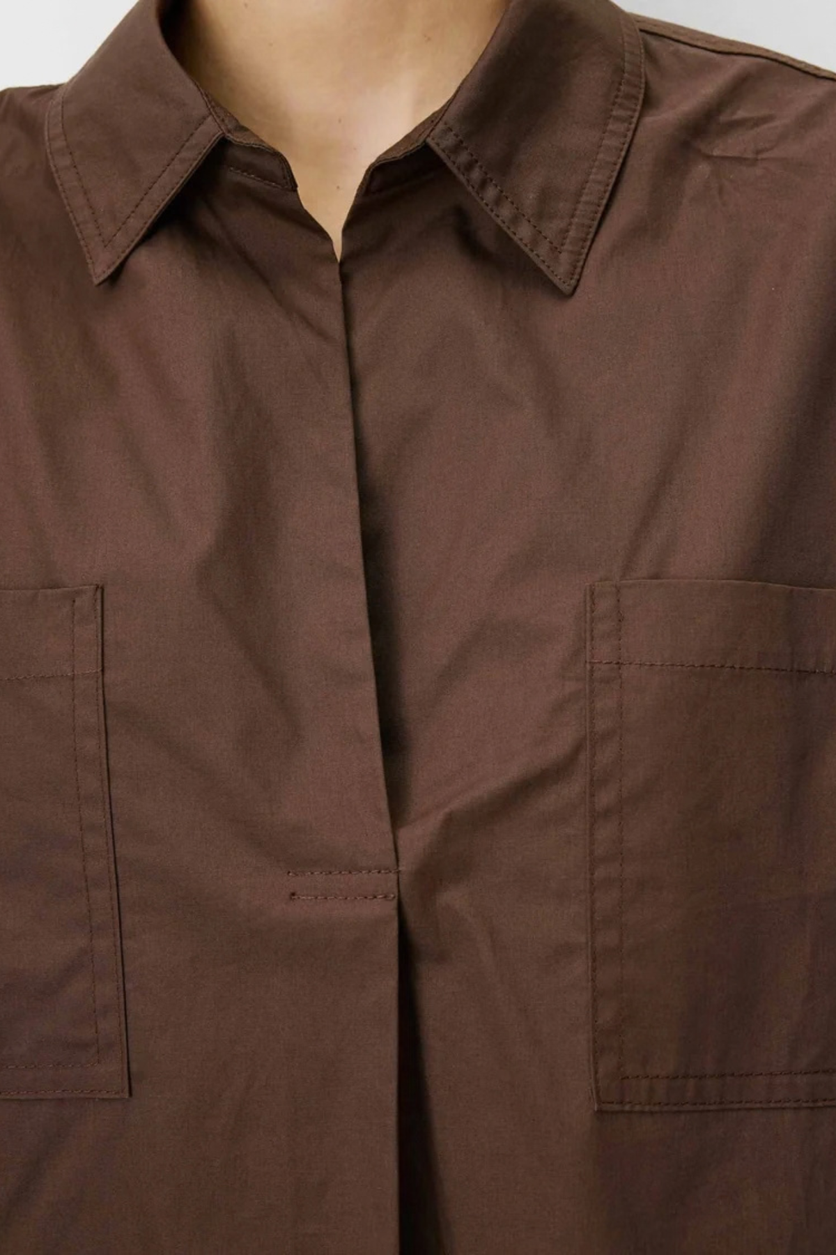 AMBRE BLOUSE - CHOCOLAT