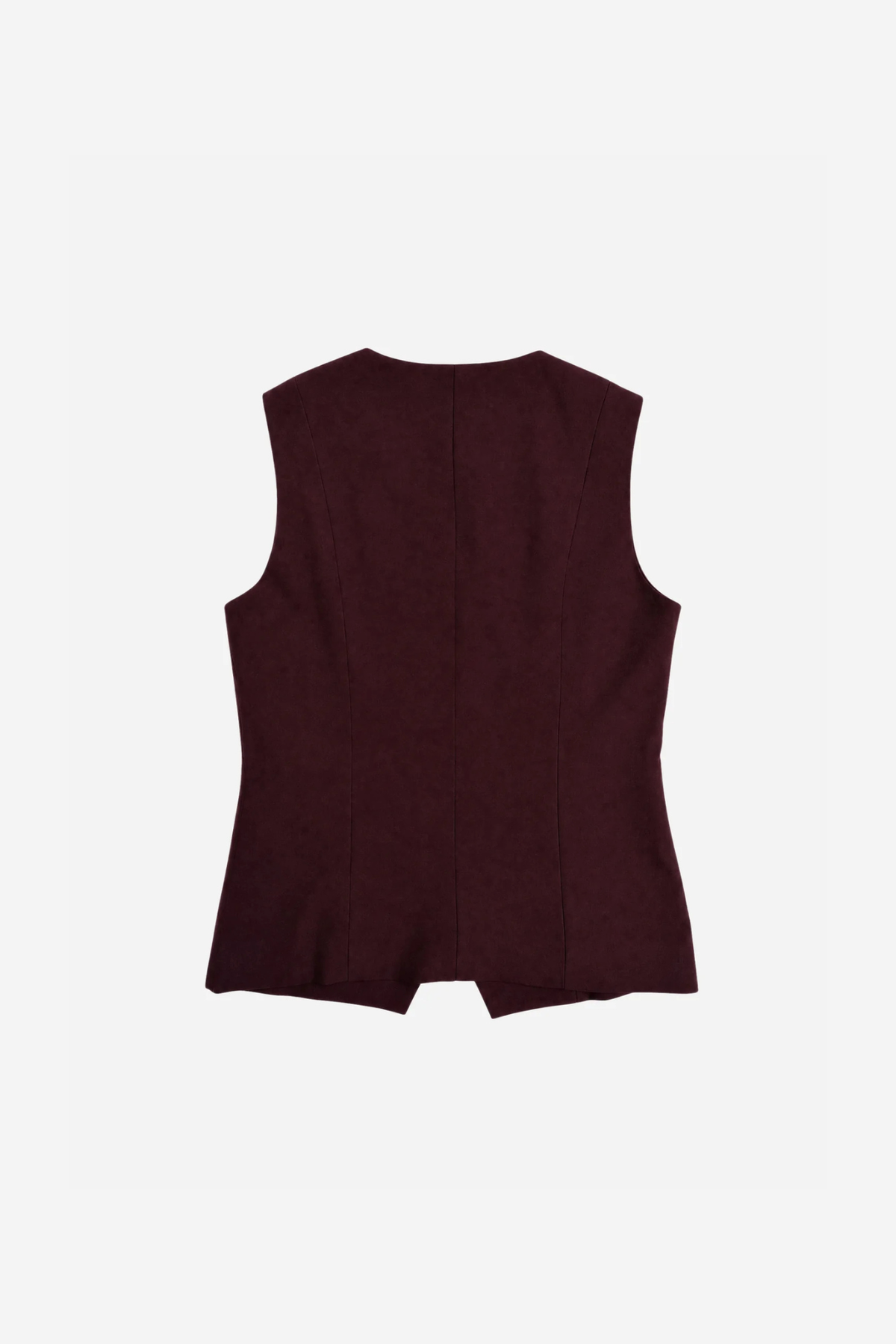ESCA TIE VEST - BORDEAUX