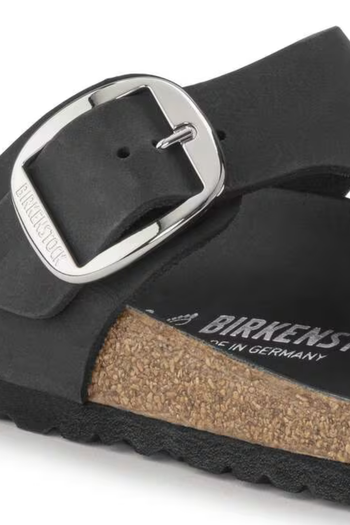 GIZEH BIG BUCKLE DAMES SANDALEN - ZWART